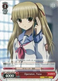 Operator, Yusa (AB/W31-E073 U) [Angel Beats! Re:Edit] | Cracking-Singles