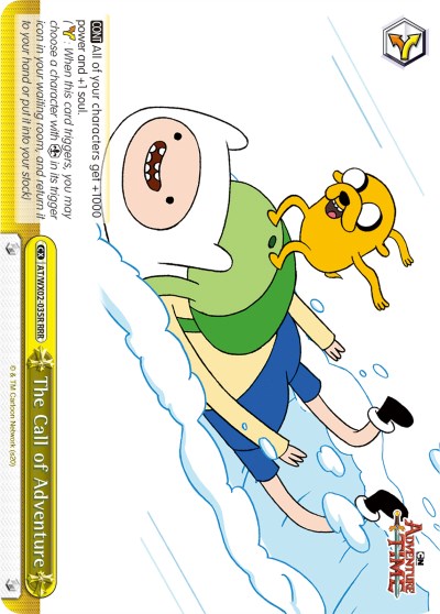 The Call of Adventure (AT/WX02-035R RRR) [Adventure Time] | Cracking-Singles