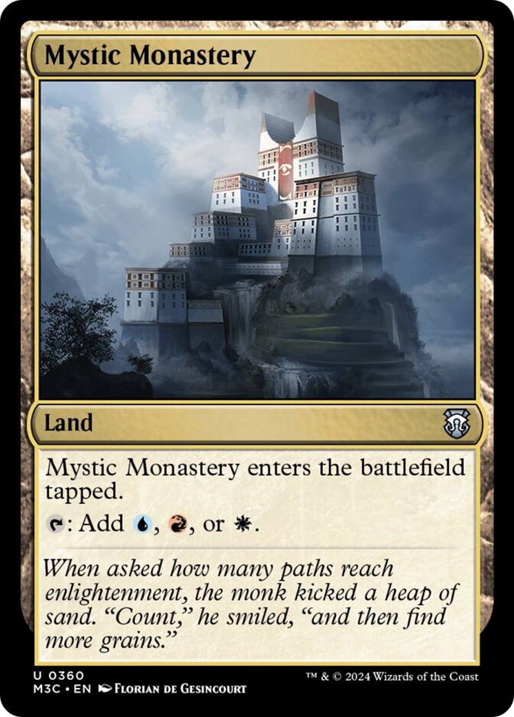 Mystic Monastery (Ripple Foil) [Modern Horizons 3 Commander] | Cracking-Singles