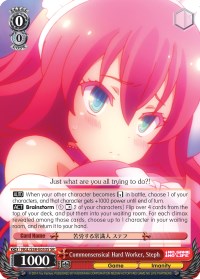 Commonsensical Hard Worker, Steph (NGL/S58-E053S SR) [No Game No Life] | Cracking-Singles