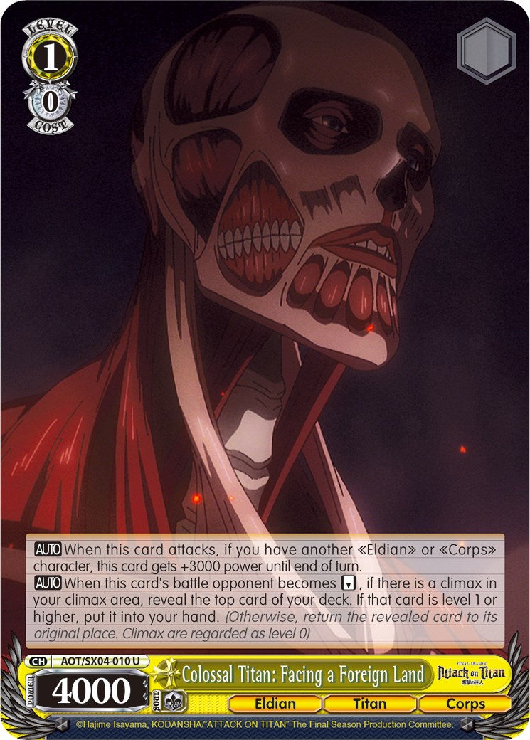 Colossal Titan: Facing a Foreign Land [Attack On Titan: Final Season] | Cracking-Singles