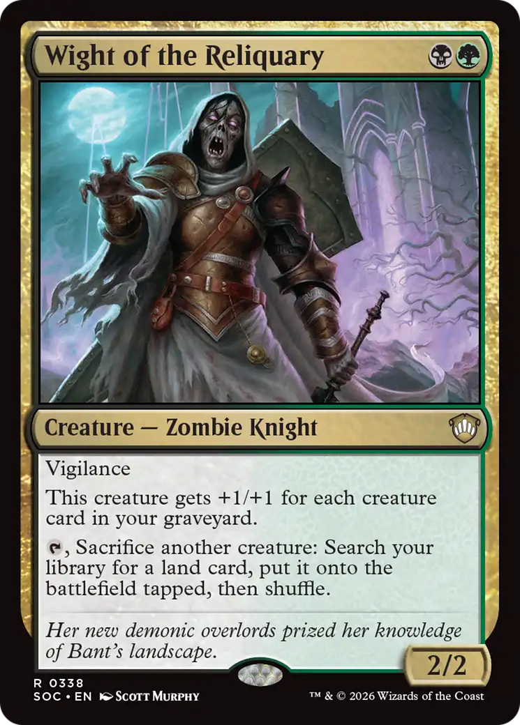 Wight of the Reliquary [Secrets of Strixhaven Commander] | Cracking-Singles