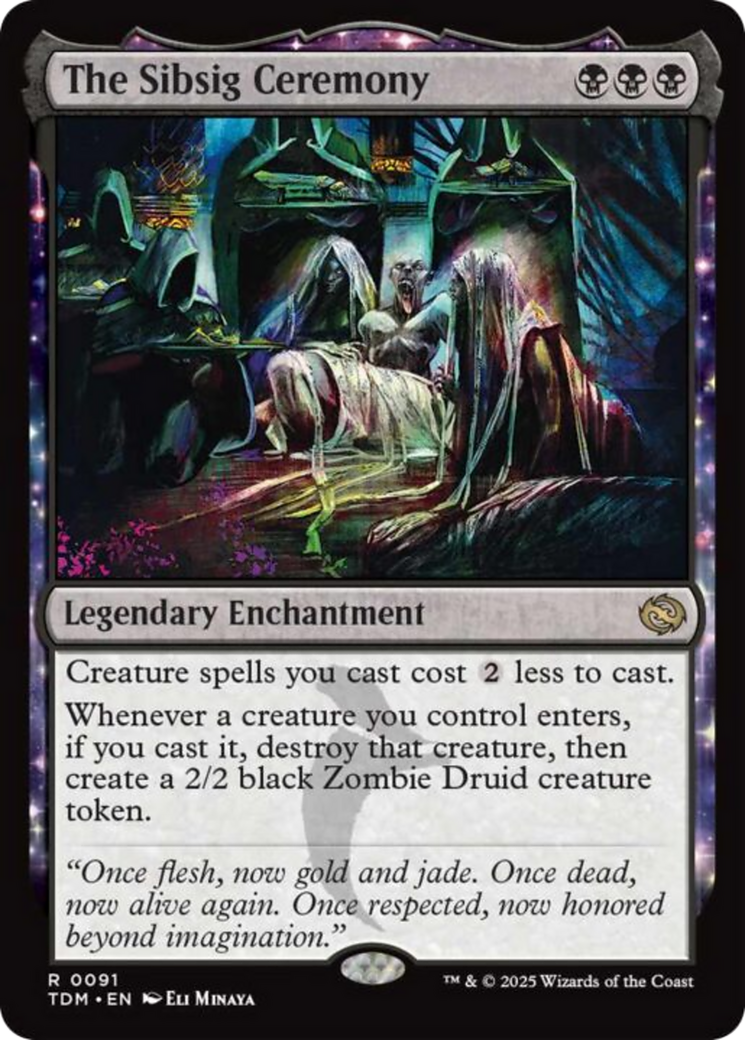 The Sibsig Ceremony [Tarkir: Dragonstorm] | Cracking-Singles