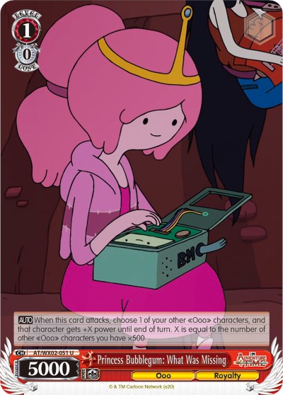 Princess Bubblegum: What Was Missing (AT/WX02-051 U) [Adventure Time] | Cracking-Singles