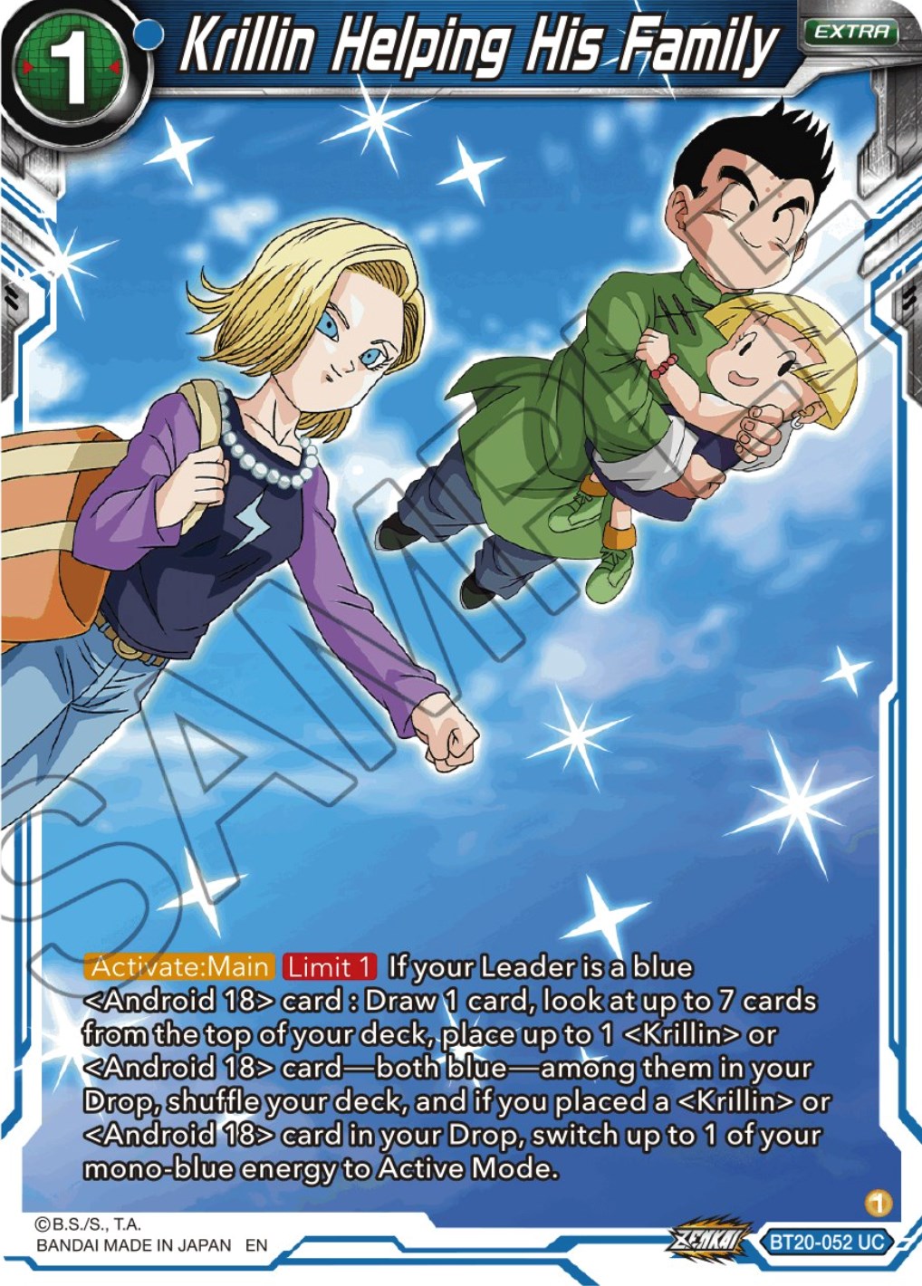 Krillin Helping His Family (BT20-052) [Power Absorbed] | Cracking-Singles