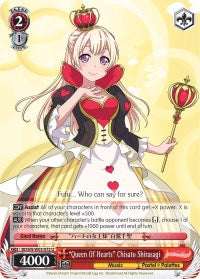"Queen Of Hearts" Chisato Shirasagi (BD/EN-W03-072 U) [BanG Dream! Girls Band Party! MULTI LIVE] | Cracking-Singles