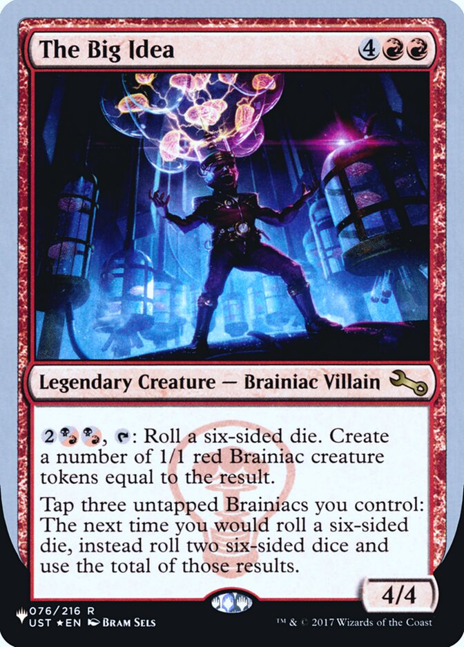 The Big Idea (Unfinity Foil Edition) [The List] | Cracking-Singles