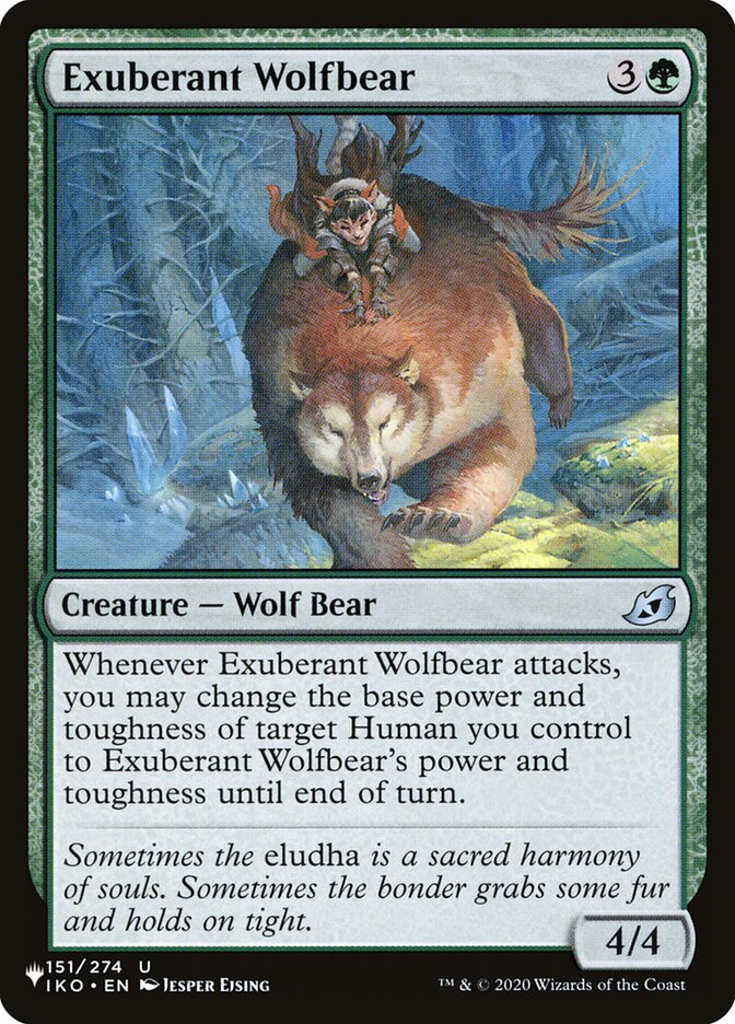 Exuberant Wolfbear [The List] | Cracking-Singles