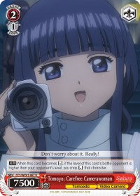Tomoyo: Carefree Camerawoman (CCS/WX01-067 U) [Cardcaptor Sakura: Clear Card] | Cracking-Singles