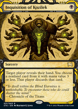 Inquisition of Kozilek (Foil Etched) [Strixhaven: Mystical Archive] | Cracking-Singles