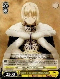 Master of the Golden Sheath, Saber (FZ/S17-PE03 PR) (Promo) [Fate/Zero] | Cracking-Singles