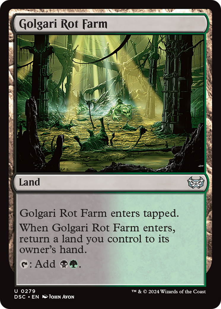 Golgari Rot Farm [Duskmourn: House of Horror Commander] | Cracking-Singles