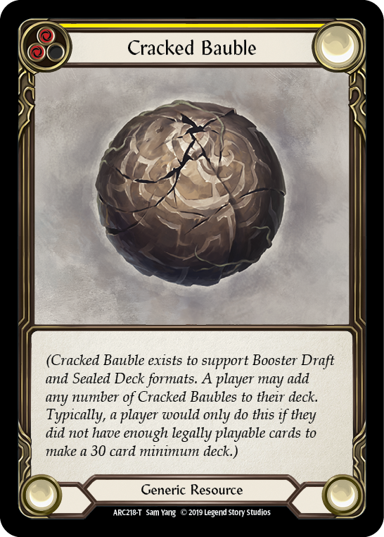 Cracked Bauble [ARC218-T] (Arcane Rising)  1st Edition Normal | Cracking-Singles