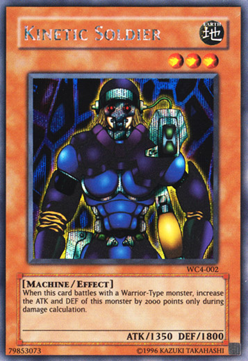 Kinetic Soldier [WC4-002] Secret Rare | Cracking-Singles