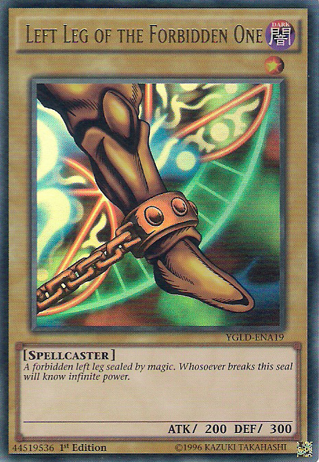 Left Leg of the Forbidden One [YGLD-ENA19] Ultra Rare | Cracking-Singles
