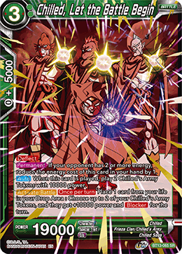 Chilled, Let the Battle Begin (BT13-065) [Supreme Rivalry] | Cracking-Singles
