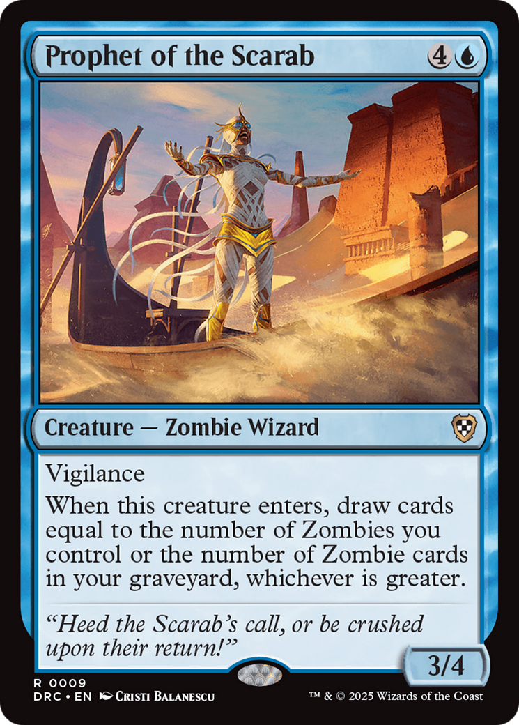 Prophet of the Scarab [Aetherdrift Commander] | Cracking-Singles