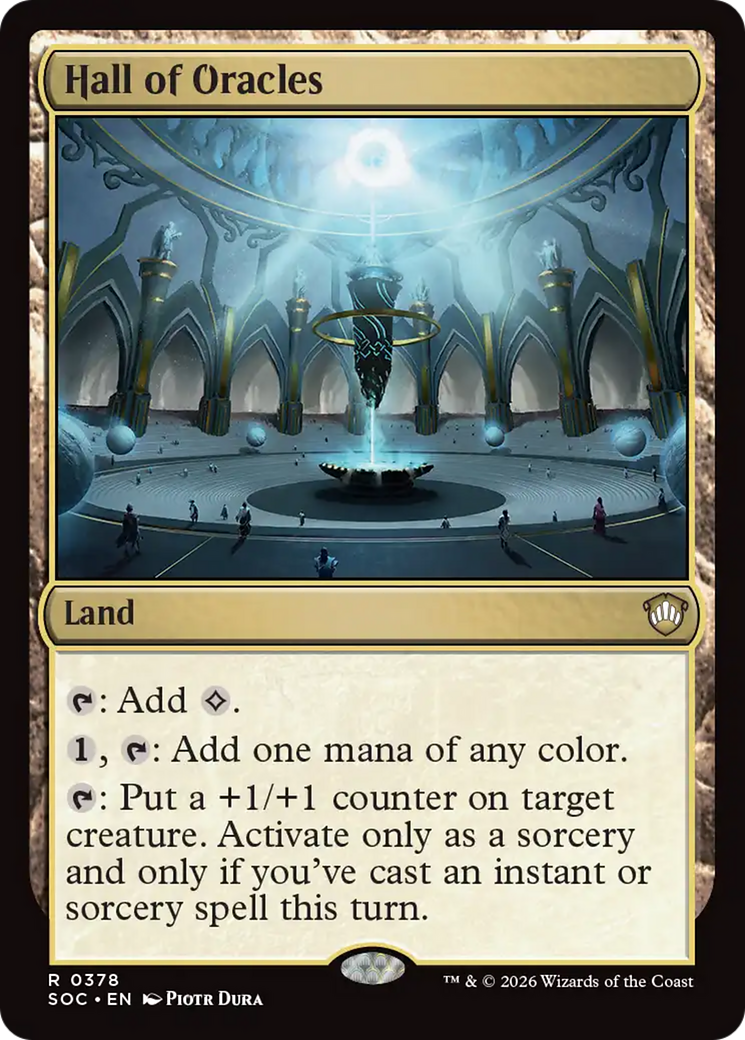 Hall of Oracles [Secrets of Strixhaven Commander] | Cracking-Singles