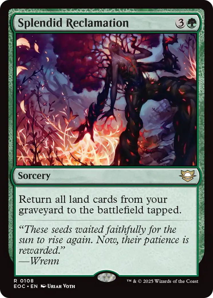 Splendid Reclamation [Edge of Eternities Commander] | Cracking-Singles