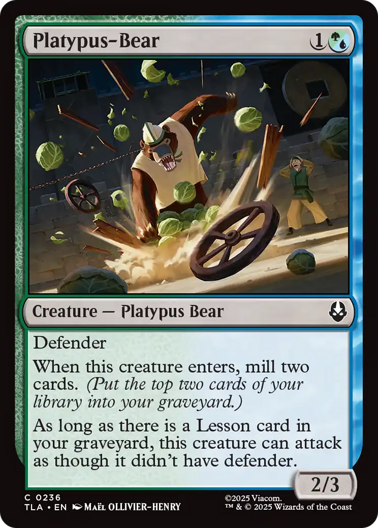 Platypus-Bear [Avatar: The Last Airbender] | Cracking-Singles