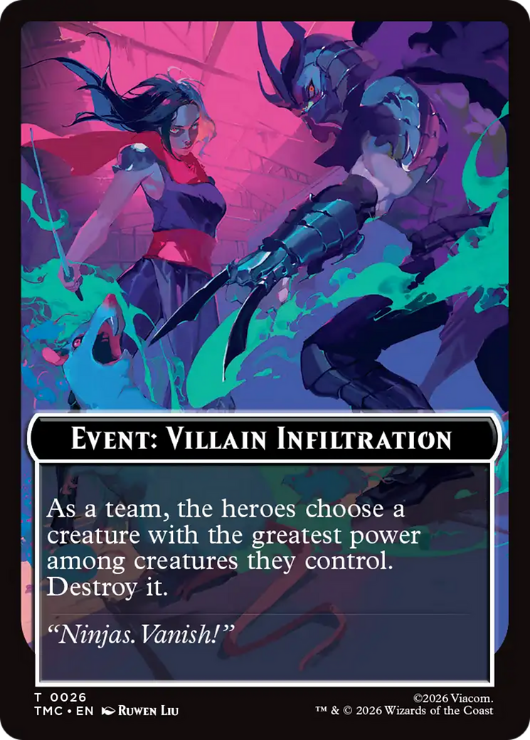 Event: Villain Infiltration [Teenage Mutant Ninja Turtles Commander Tokens] | Cracking-Singles