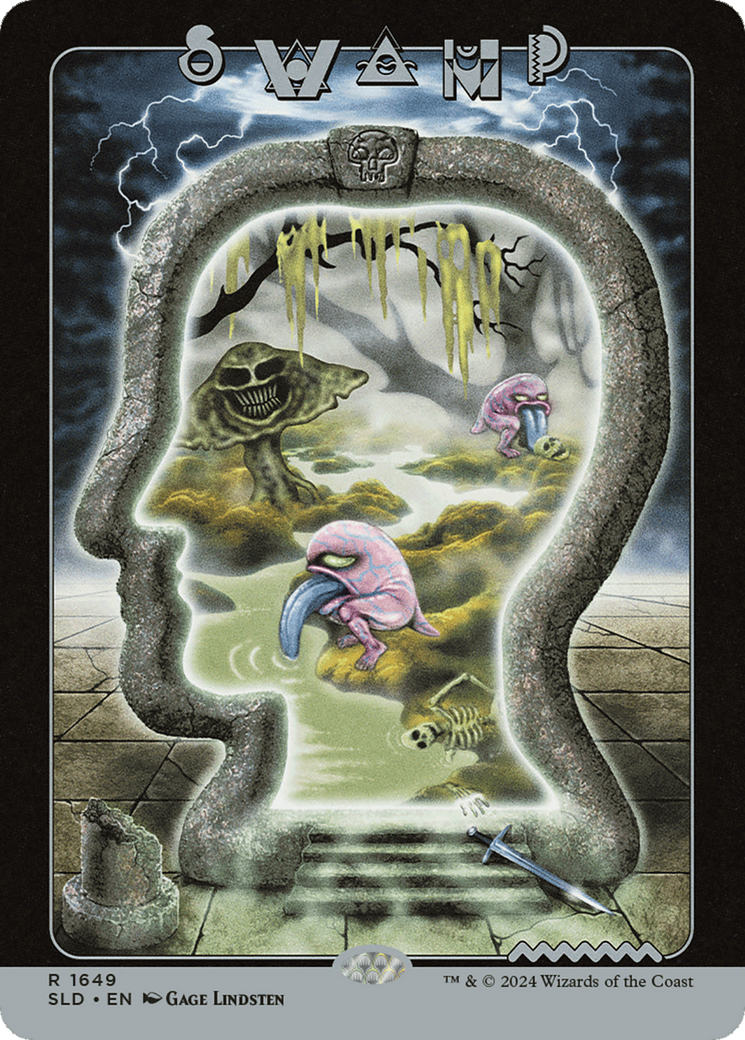 Swamp (1649) (Rainbow Foil) [Secret Lair Drop Series] | Cracking-Singles