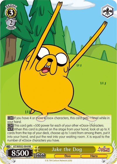 Jake the Dog (AT/WX02-004 RR) [Adventure Time] | Cracking-Singles