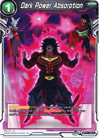 Dark Power Absorption (BT11-149) [Vermilion Bloodline 2nd Edition] | Cracking-Singles