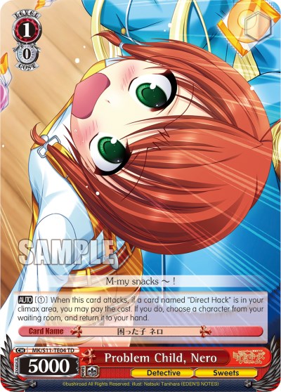Problem Child, Nero (MK/S11-TE04 PR) [Detective Opera Milky Holmes] | Cracking-Singles