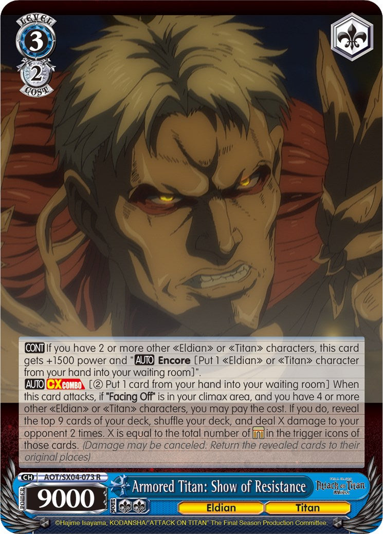 Armored Titan: Show of Resistance [Attack On Titan: Final Season] | Cracking-Singles