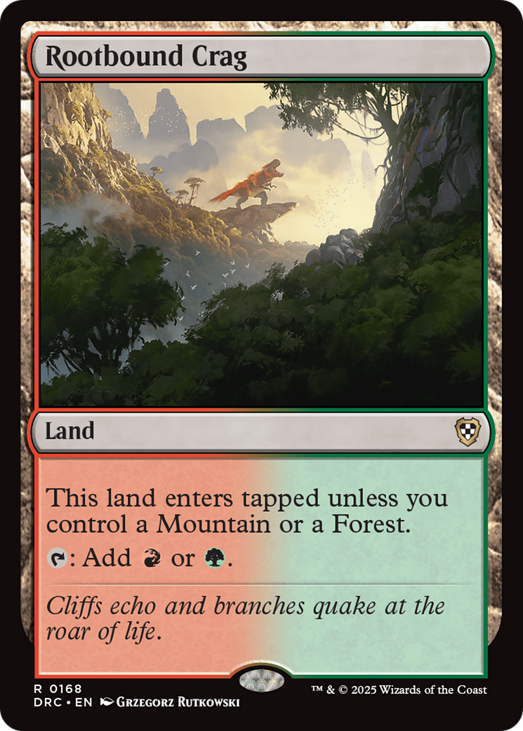 Rootbound Crag [Aetherdrift Commander] | Cracking-Singles