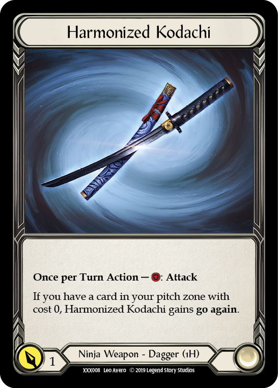 Dawnblade // Harmonized Kodachi [XXX007 // XXX008] (Promo) | Cracking-Singles