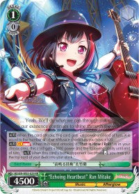 "Echoing Heartbeat" Ran Mitake (BD/EN-W03-029 RR) [BanG Dream! Girls Band Party! MULTI LIVE] | Cracking-Singles