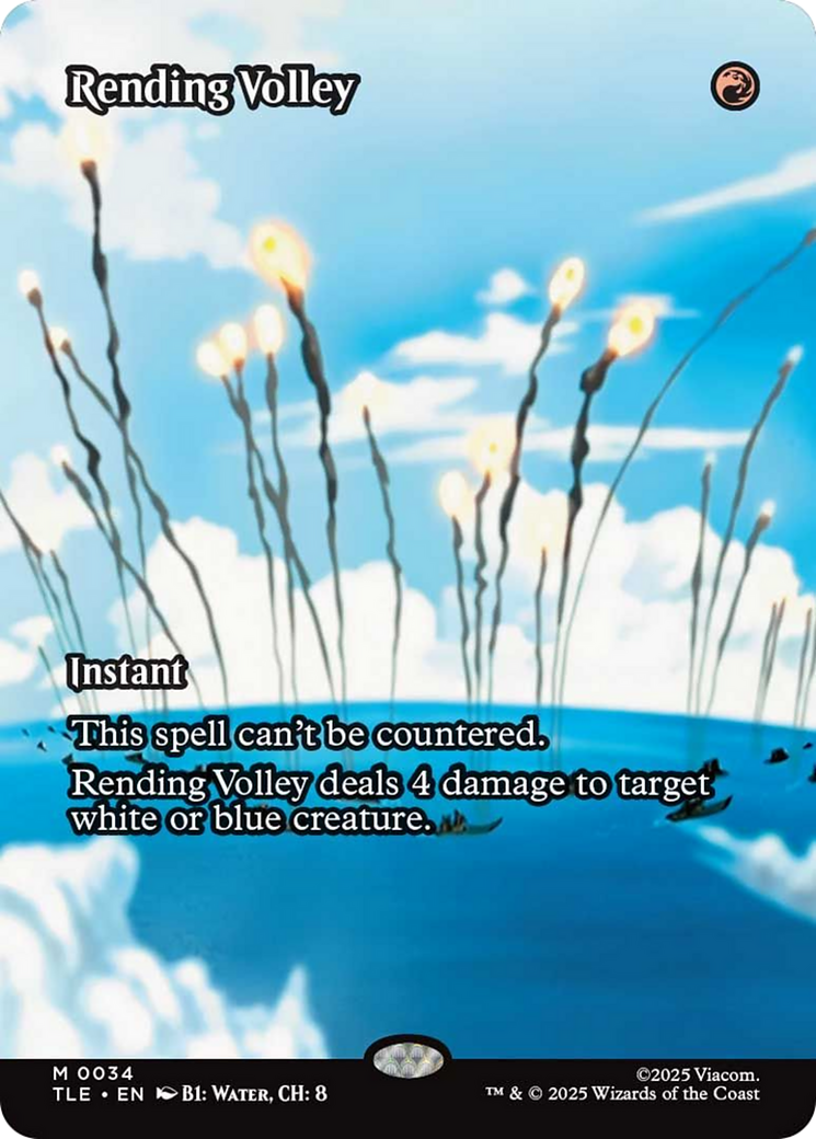 Rending Volley (Borderless) [Avatar: The Last Airbender: Eternal-Legal] | Cracking-Singles