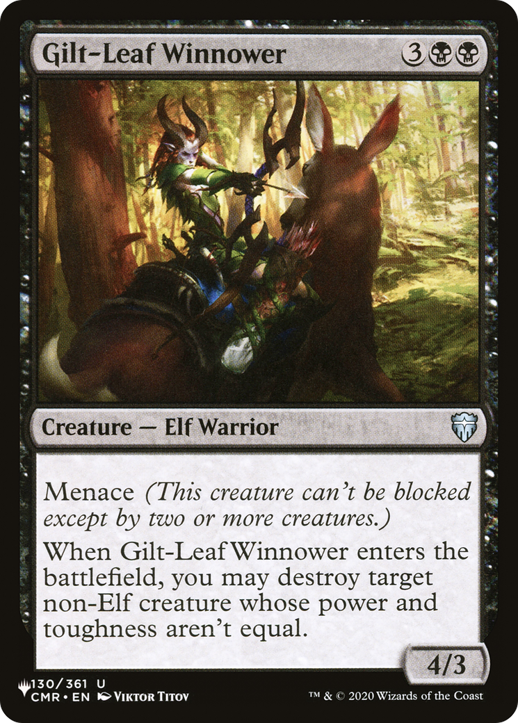 Gilt-Leaf Winnower [The List] | Cracking-Singles