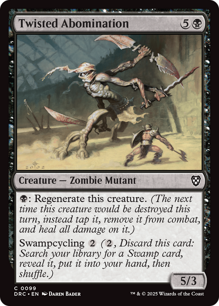 Twisted Abomination [Aetherdrift Commander] | Cracking-Singles