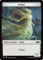 Angel // Spirit Double-Sided Token [Tarkir: Dragonstorm Commander Tokens] | Cracking-Singles