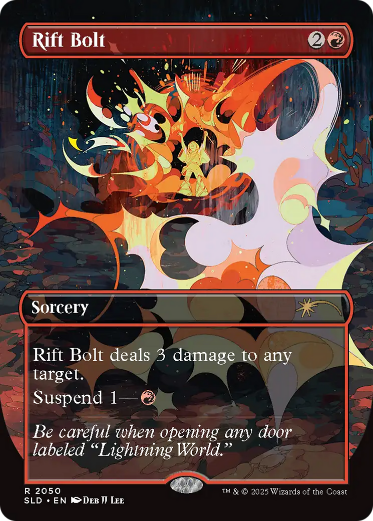 Rift Bolt (2050) (Rainbow Foil) [Secret Lair Drop Series] | Cracking-Singles