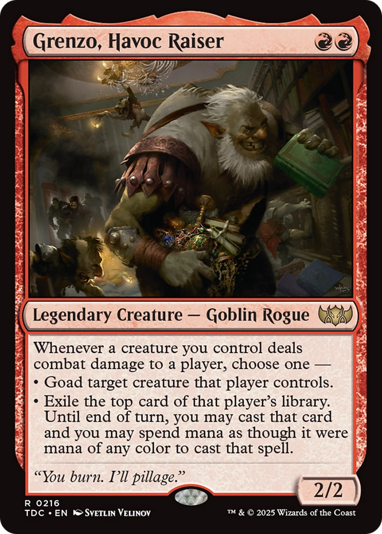 Grenzo, Havoc Raiser [Tarkir: Dragonstorm Commander] | Cracking-Singles