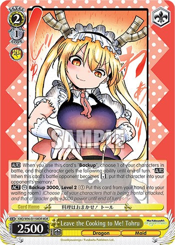 Leave the Cooking to Me! Tohru [Miss Kobayashi's Dragon Maid] | Cracking-Singles