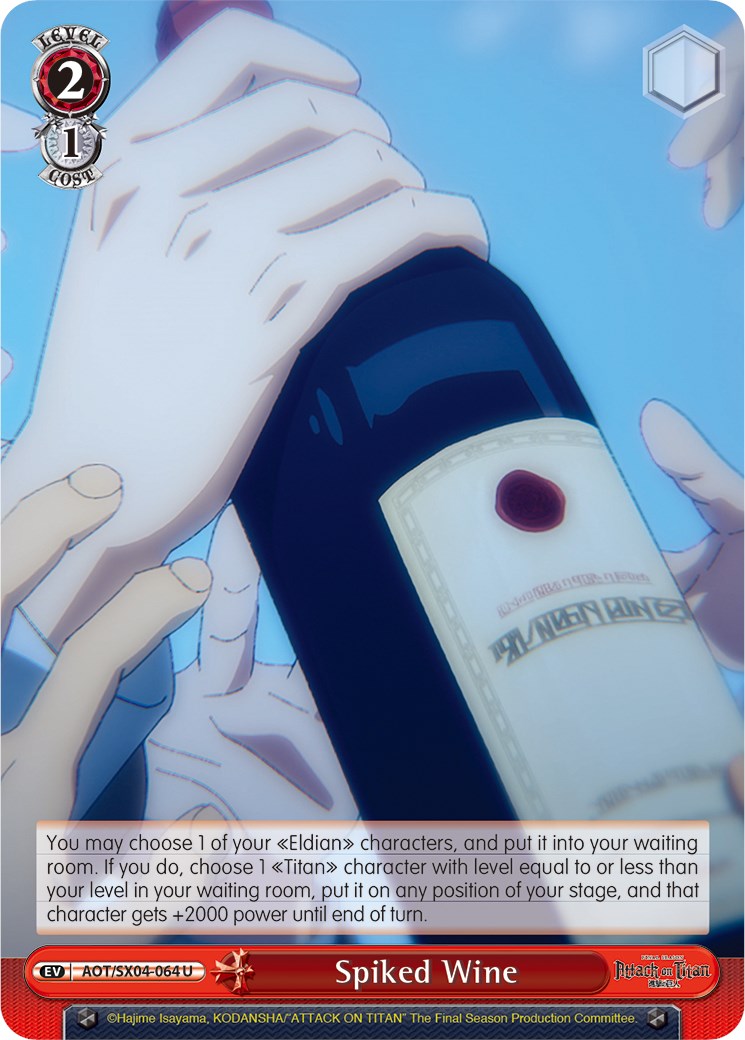 Spiked Wine [Attack On Titan: Final Season] | Cracking-Singles