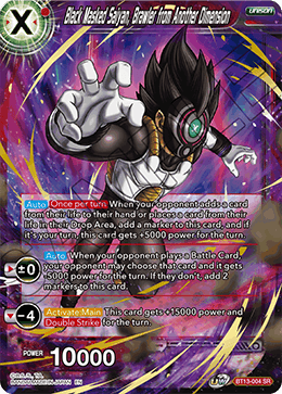 Black Masked Saiyan, Brawler from Another Dimension (BT13-004) [Supreme Rivalry] | Cracking-Singles