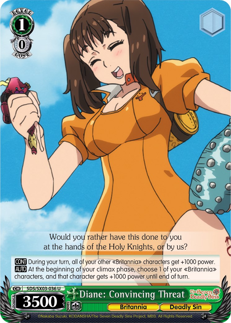 Diane: Convincing Threat (SDS/SX03-036 U) [The Seven Deadly Sins] | Cracking-Singles