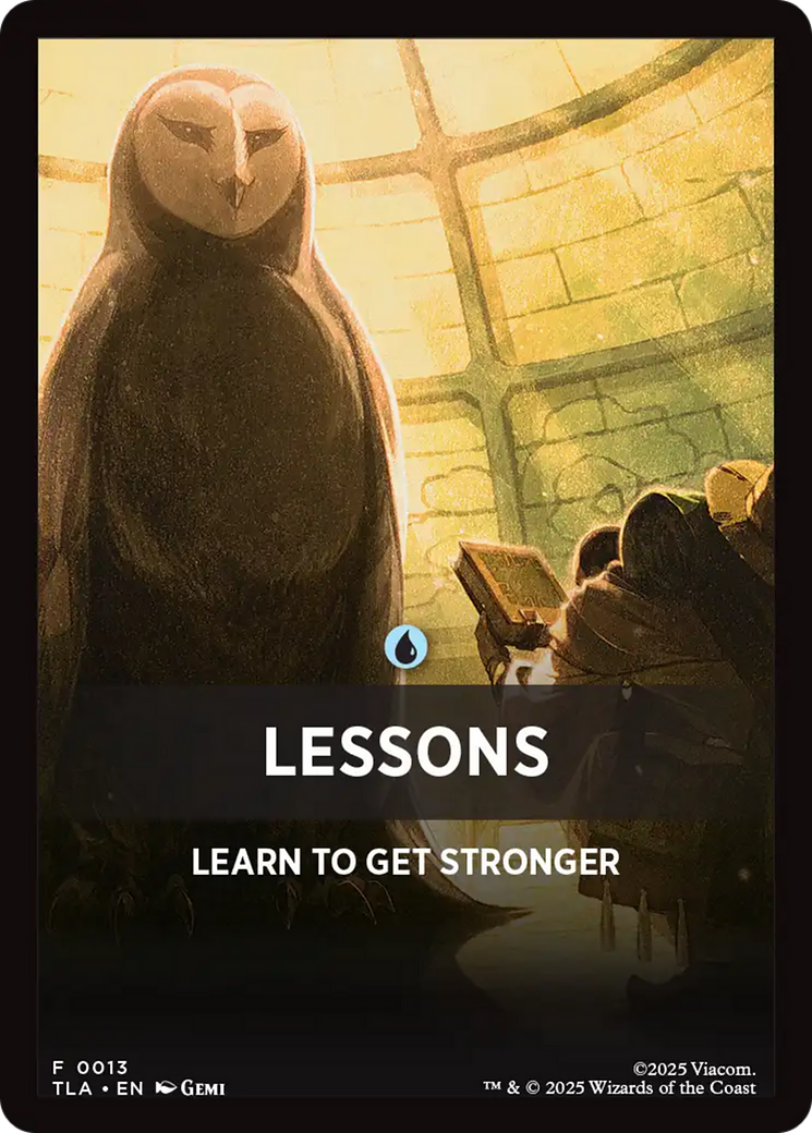 Lessons Theme Card [Avatar: The Last Airbender Tokens] | Cracking-Singles