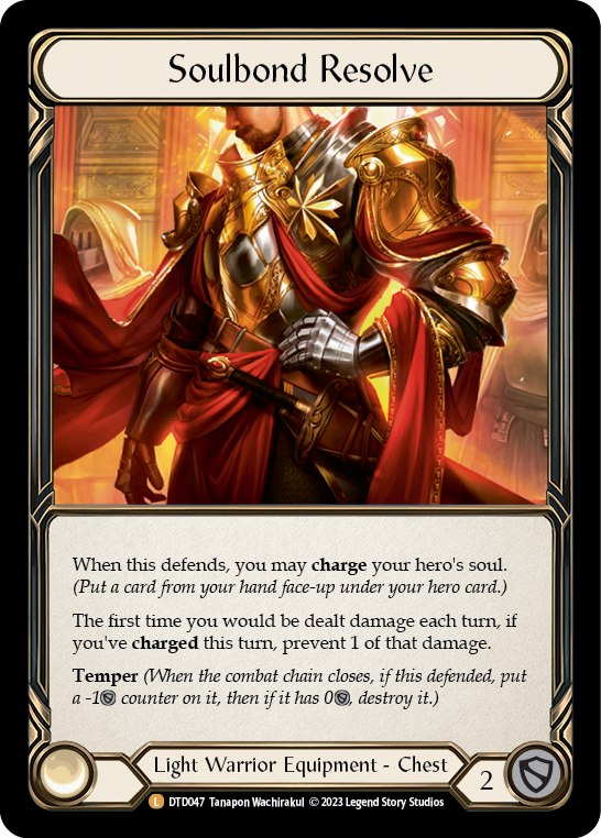 Soulbond Resolve [DTD047] (Dusk Till Dawn)  Cold Foil | Cracking-Singles