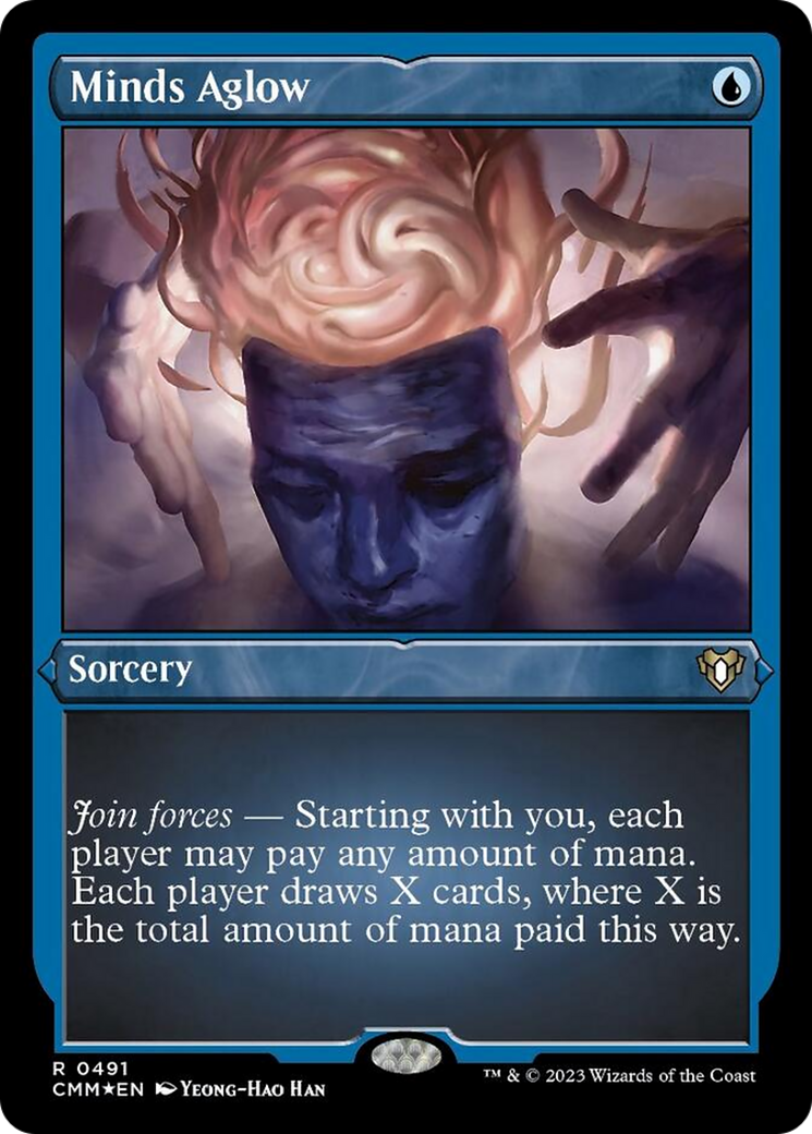 Minds Aglow (Foil Etched) [Commander Masters] | Cracking-Singles