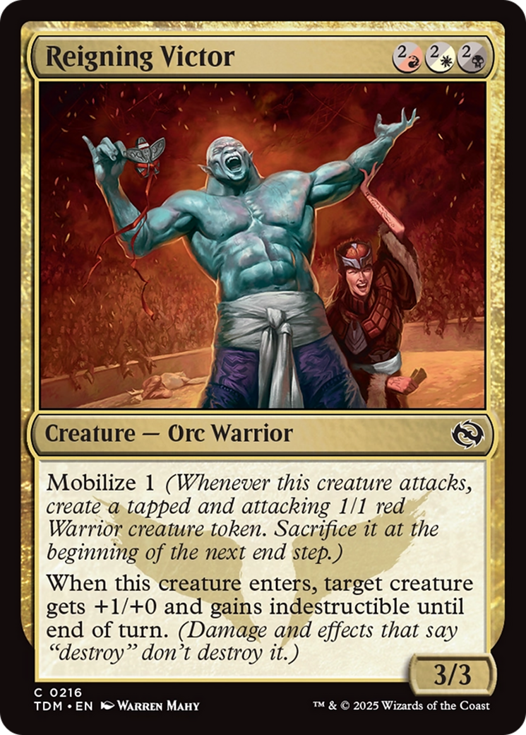 Reigning Victor [Tarkir: Dragonstorm] | Cracking-Singles