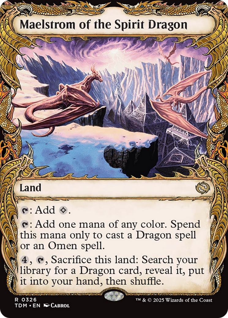 Maelstrom of the Spirit Dragon (Showcase) [Tarkir: Dragonstorm] | Cracking-Singles