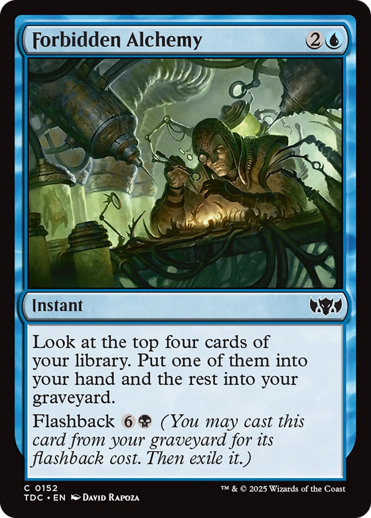 Forbidden Alchemy [Tarkir: Dragonstorm Commander] | Cracking-Singles