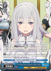 The Happy Roswaal Mansion Family, Emilia (RZ/S55-E065S SR) [Re:ZERO Vol.2] | Cracking-Singles